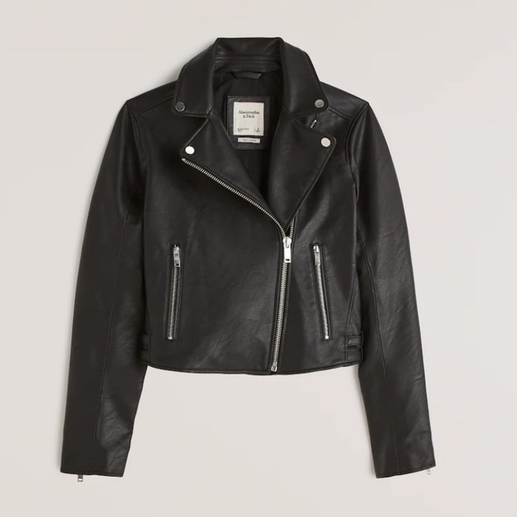 Abercrombie & Fitch Jackets & Blazers - Abercrombie & Fitch Faux Leather Moto Jacket. NWT. Size Small.